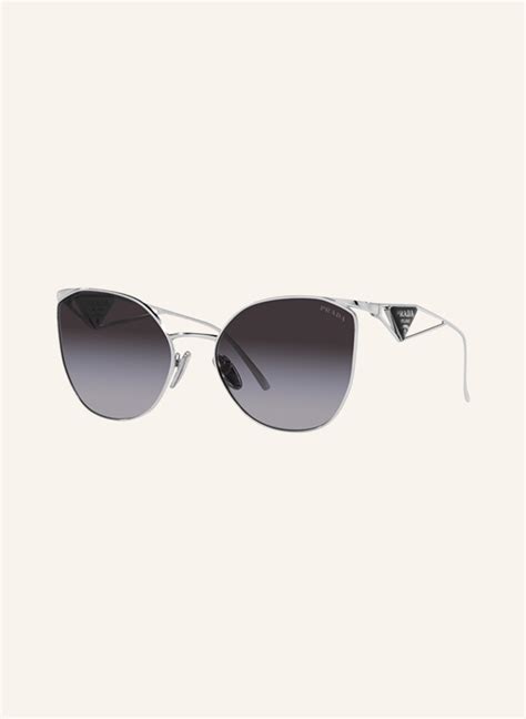 prada sonnenbrille damen silber|Prada.